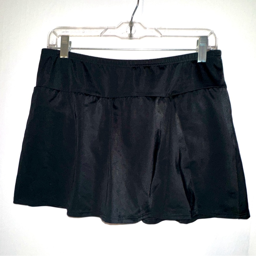 Lands End Black Swim Skirt